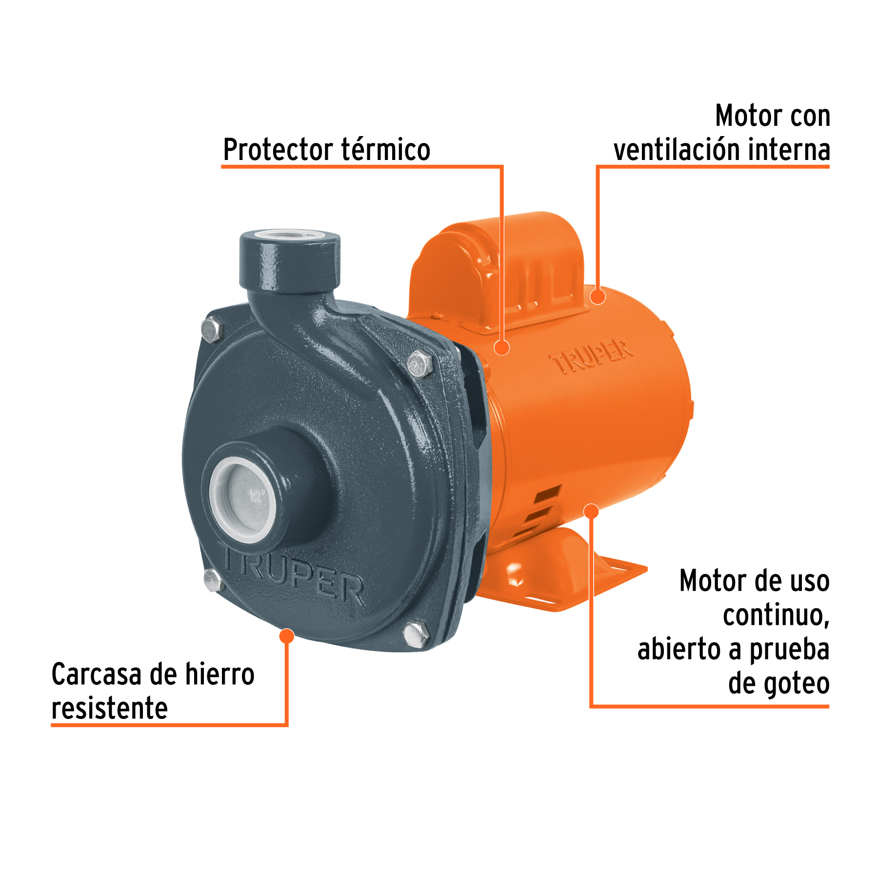 bomba centrífuga para agua, 1 hp (100430) bomba centrífuga para agua, 1 hp (100430)