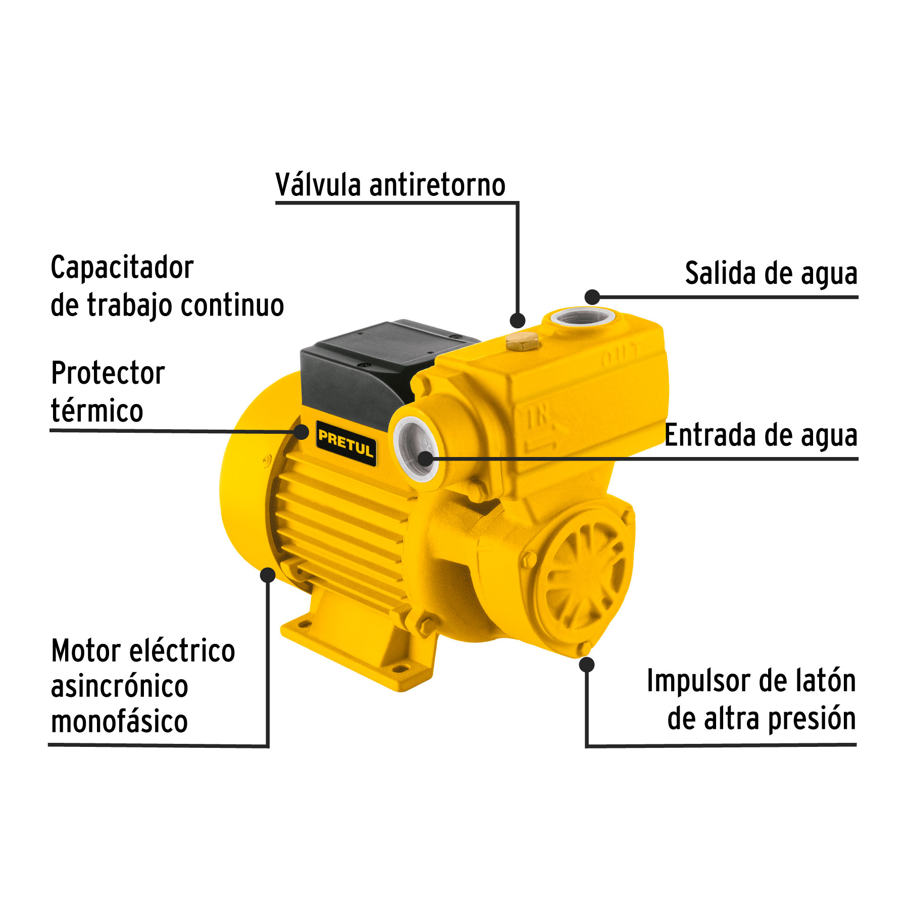 bomba periférica autocebante 1hp, uso agrícola (29935) bomba periférica autocebante 1hp, uso agrícola (29935)