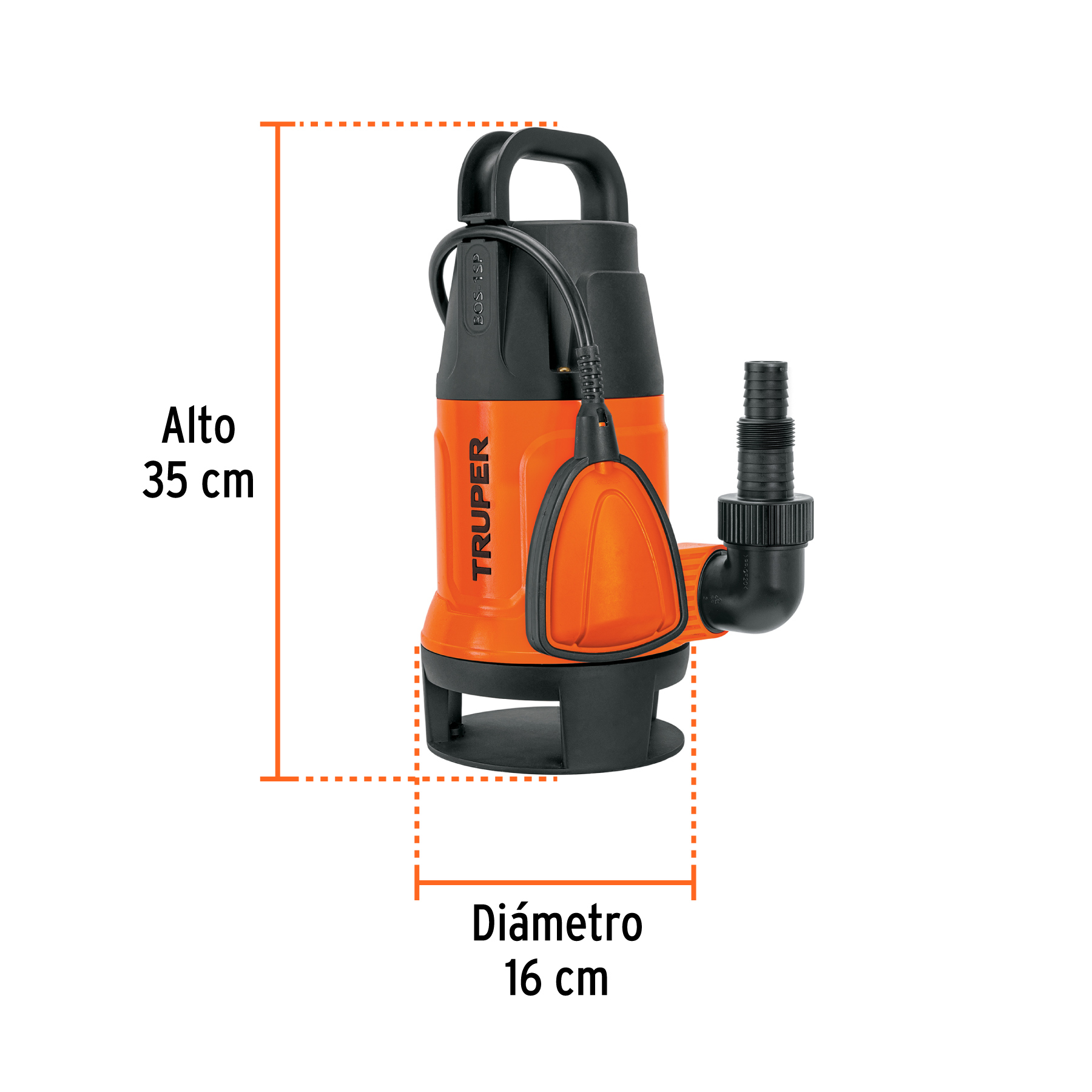 bomba sumergible plástica, 1 hp para agua sucia (12603) bomba sumergible plástica, 1 hp para agua sucia (12603)