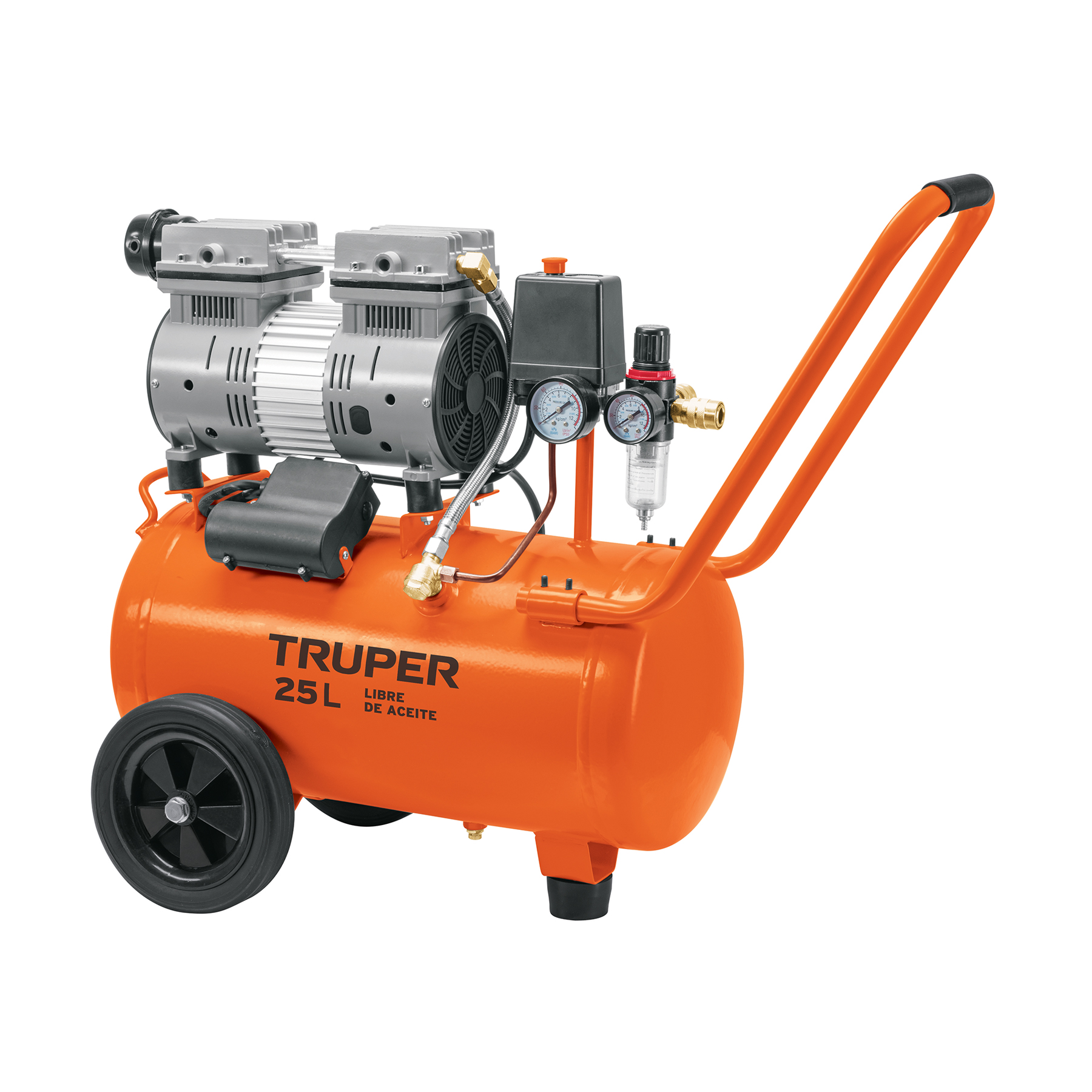 compresor de aire, silencioso libre de aceite, 25 l, 2 hp compresor de aire, silencioso libre de aceite, 25 l, 2 hp