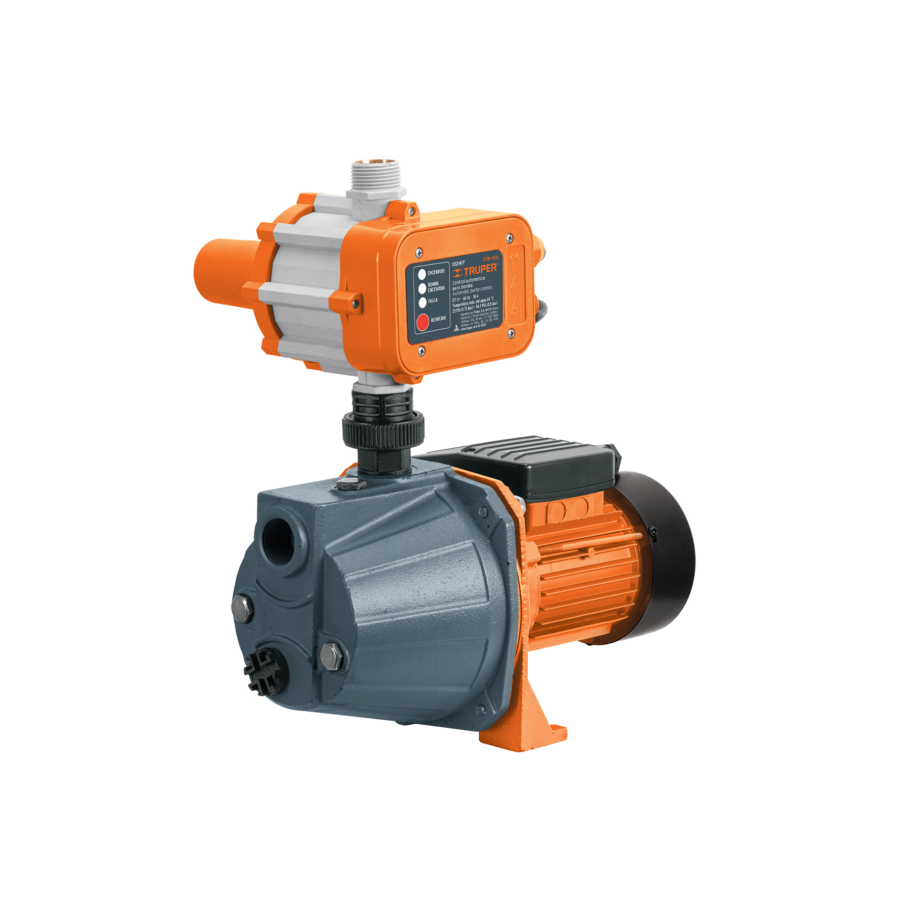 bomba presurizadora jet hierro 1/2 hp con control (102856) bomba presurizadora jet hierro 1/2 hp con control (102856)