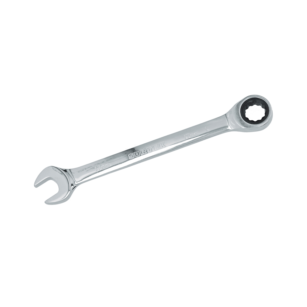 llave combinada matraca 17 milímetros surtek (100587) llave combinada matraca 17 milímetros surtek (100587)