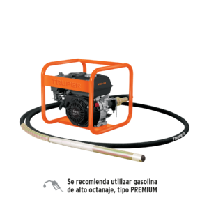vibrador para concreto, a gasolina, 163 cc, 5.5 hp, truper (103237)