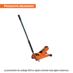 gato hidráulico profesional de patín, 3t, elevación rápida (14806)