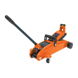 gato hidráulico de patín 2.5t, elevación rápida, con maletín (14946)