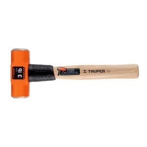 marro octagonal 3 lb, mango de madera 12", truper (16507)