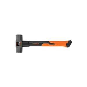 marro octagonal 4 lb, mango de fibra de vidrio 14", truper (16536)