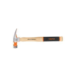 martillo pulido 20 oz uña recta, boca fresada, truper grip (16663)