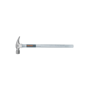 martillo tubular pulido 20oz cara fresada, uña recta, truper (16704)