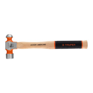 martillo pulido de bola 16 oz mango hickory, truper grip (16902)