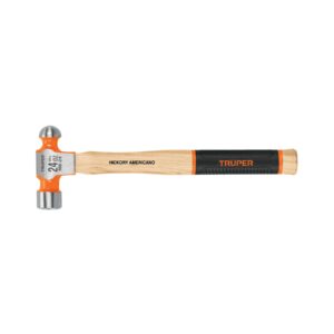 martillo pulido de bola 24 oz mango hickory, truper grip (16903)
