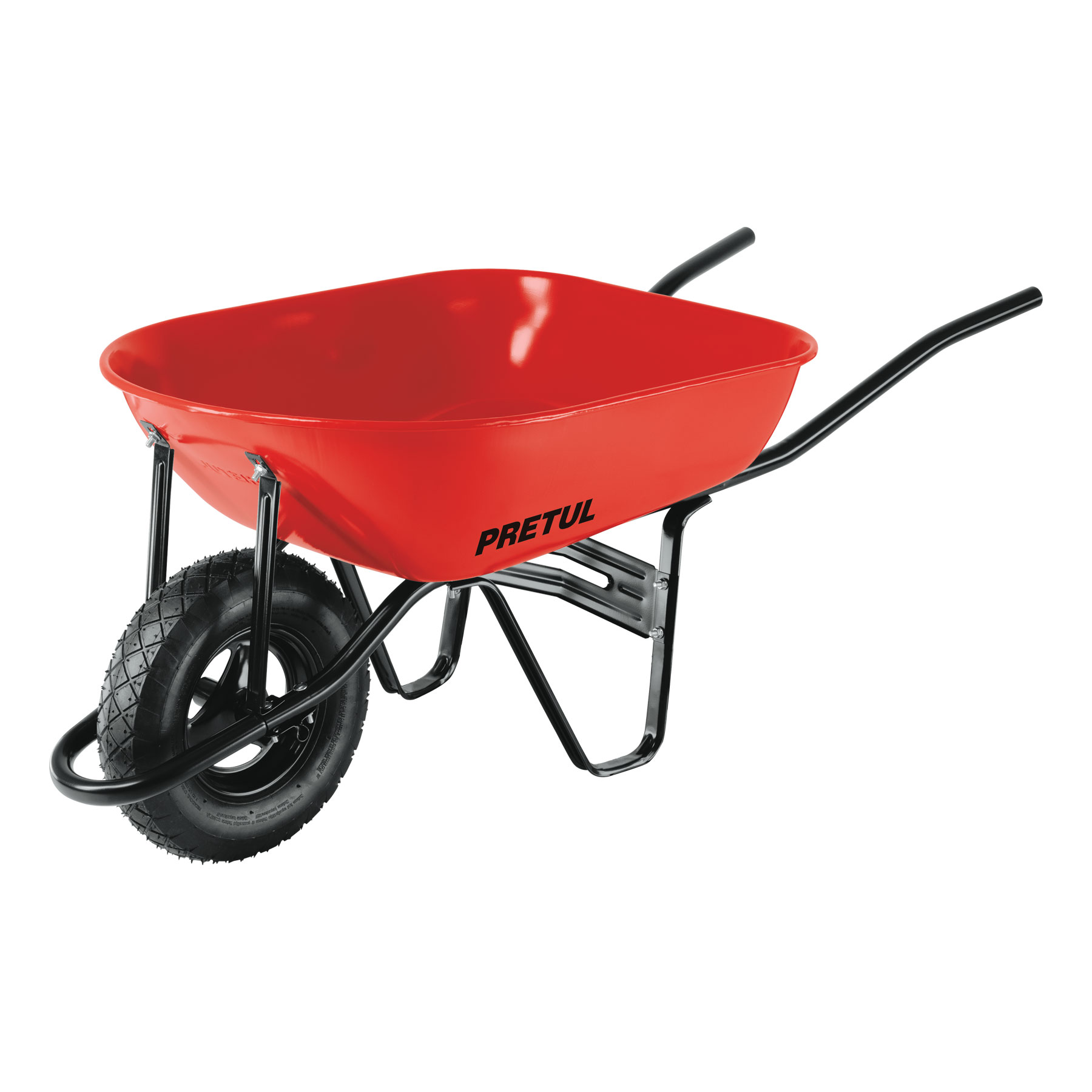 carretilla 5.5 ft3 roja, neumática, bastidor tubular, pretul (20627) carretilla 5.5 ft3 roja, neumática, bastidor tubular, pretul (20627)
