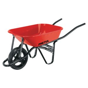 carretilla 3.5 ft3 roja,angosta, imponchable, tubular,pretul (20674)