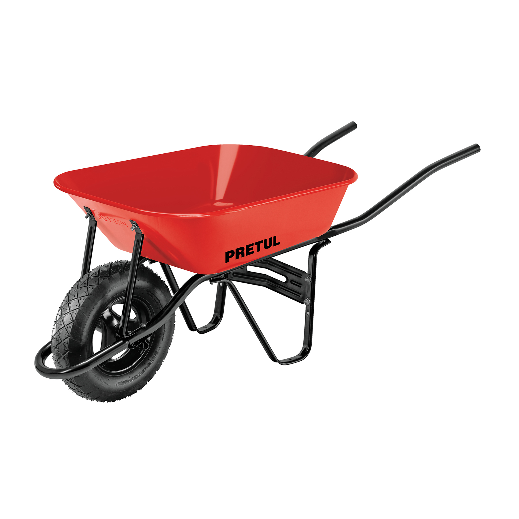 carretilla 3.5 ft3 roja, angosta ,neumática, tubular, pretul (20675) carretilla 3.5 ft3 roja, angosta ,neumática, tubular, pretul (20675)