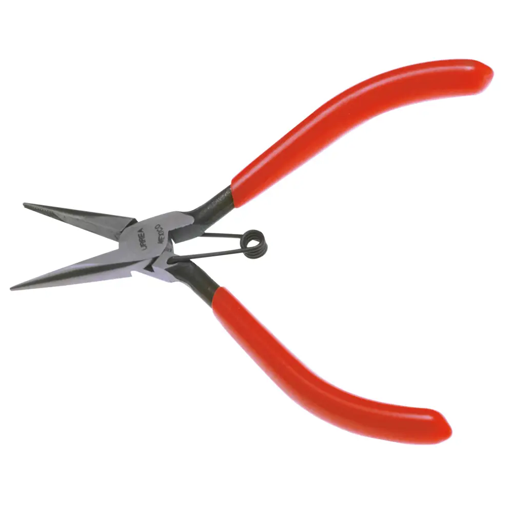 pinza para electricista con mango rubber grip punta larga sin corte de 4 3/4" (282g) pinza para electricista con mango rubber grip punta larga sin corte de 4 3/4" (282g)