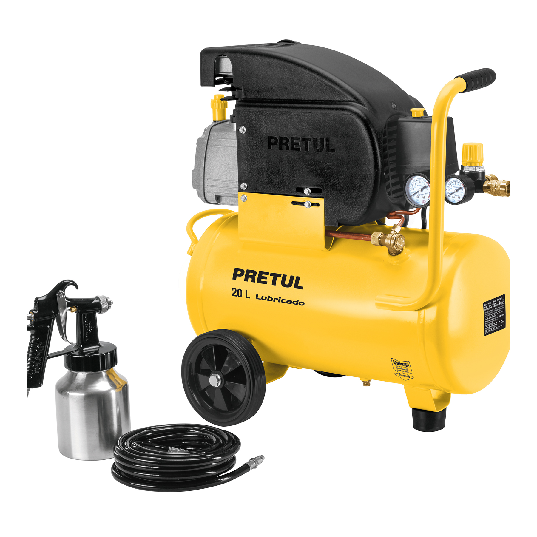 kit compresor lub, 20l, manguera y pistola baja,127v (24357) kit compresor lub, 20l, manguera y pistola baja,127v (24357)