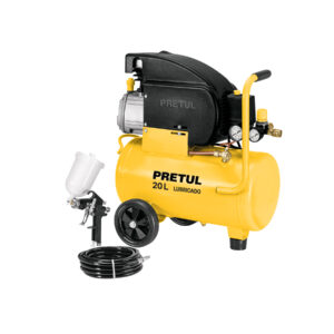 PRODUCTOS kit compresor lub, 20l, manguera y pistola grav,127v (24079)