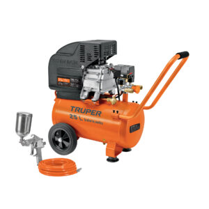 PRODUCTOS kit compresor lub, 25l, manguera y pistola grav,127v (100300)