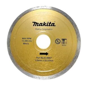 disco de diamante liso 4 1/2 pulg makita (d 36837)