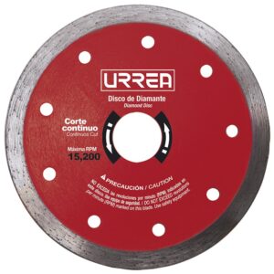 disco de diamante uso industrial corte continuo 4 1/2″ urrea (ddic45)