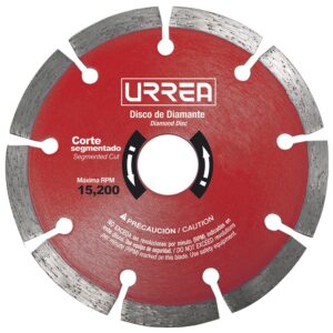 disco de diamante uso industrial corte segmentado 9″ urrea (ddis9)