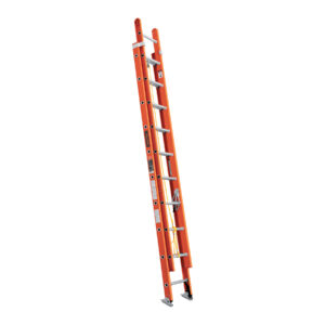 escalera de extensión, tipo ii, 20 peldaños, fibra de vidrio (100228)