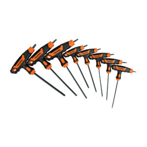 juego de 8 llaves torx extralargas con mango t, truper (100935)