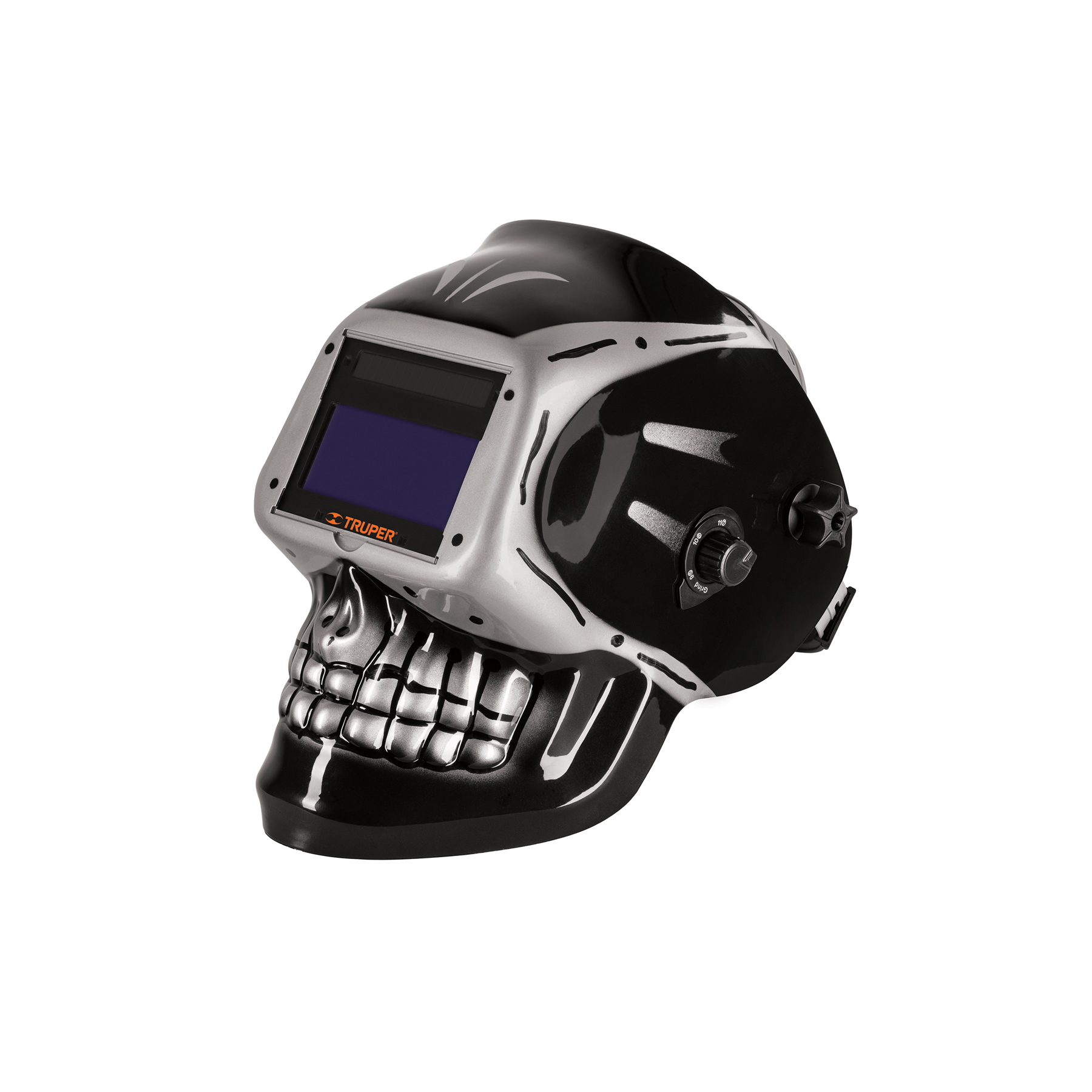 careta electrónica para soldar sombra 9 13, calavera, truper (101111) careta electrónica para soldar sombra 9 13, calavera, truper (101111)