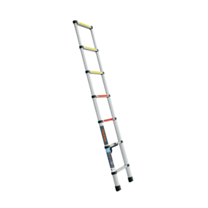 escalera telescópica, 7 peldaños, tipo ii, capacidad 102kg truper (101903)