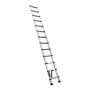 escalera telescópica,13 peldaños, tipo ii, capacidad 102kg truper (101904)