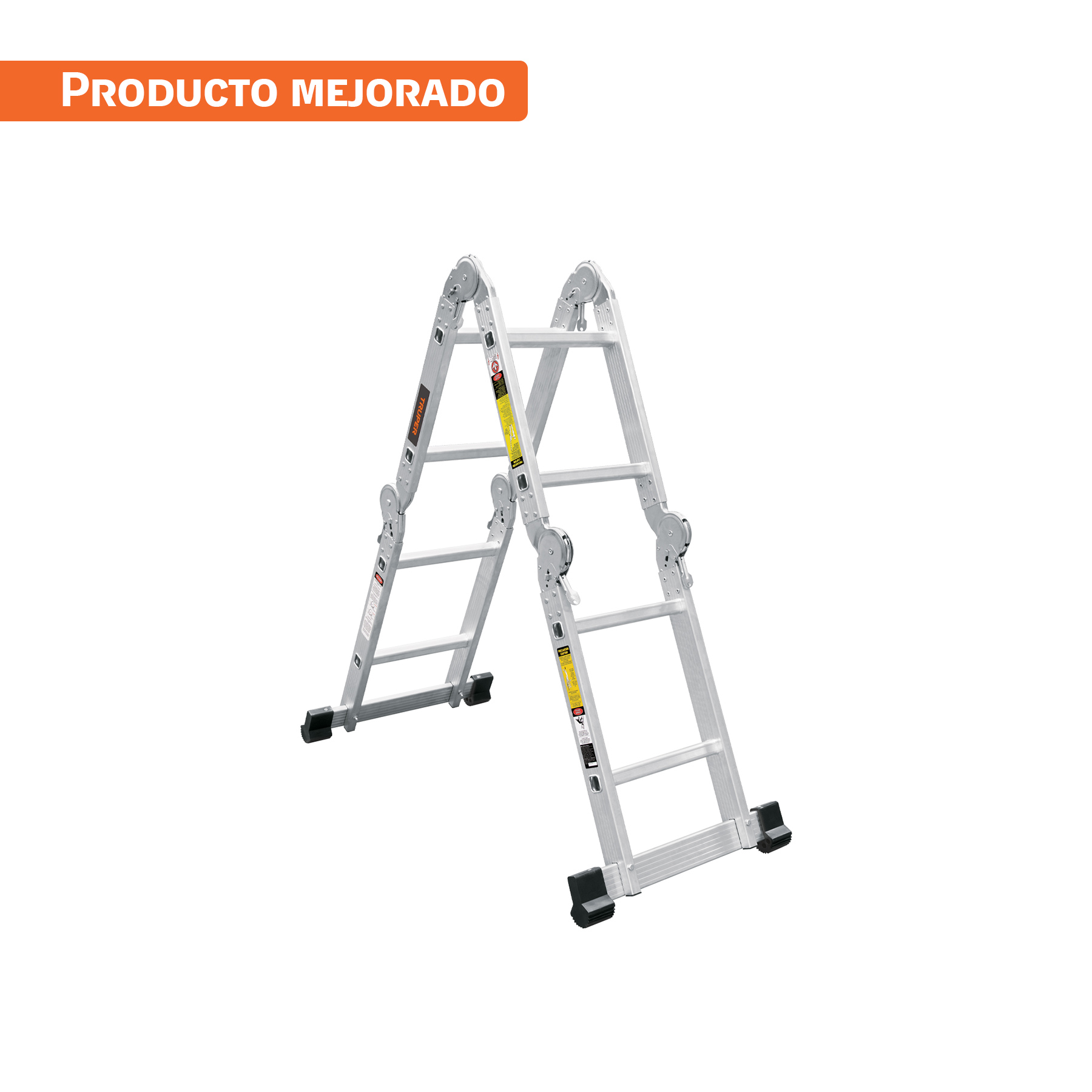 escalera multiposición 8 peldaños, capacidad 150 kg, truper (101905) escalera multiposición 8 peldaños, capacidad 150 kg, truper (101905)