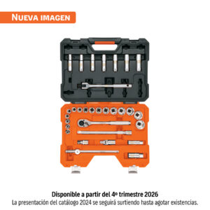 juego de 31 herramientas cuadro 1/2" std para mecánico truper (102260)
