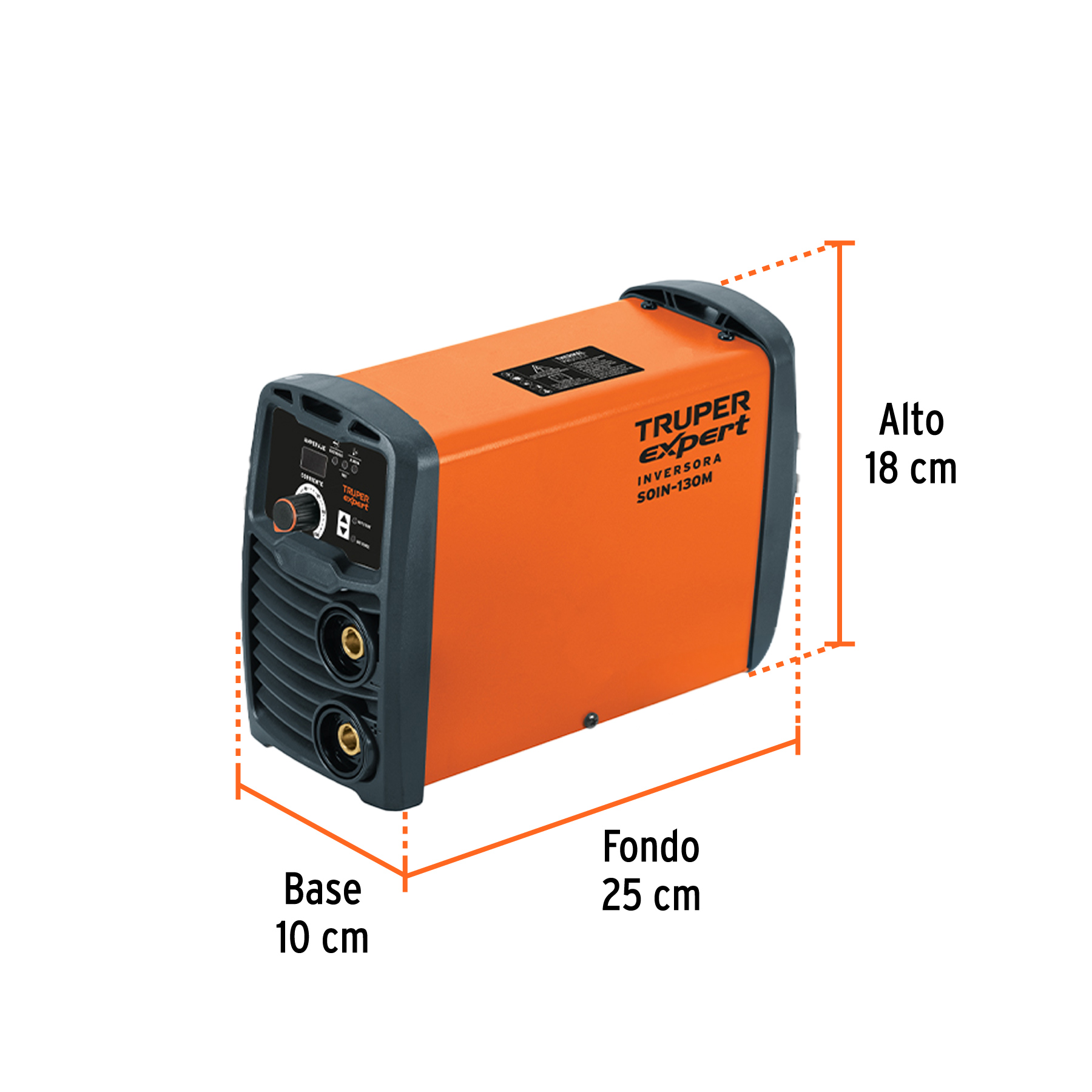 mini soldadora inversora 130a, 127v, truper expert (102322) mini soldadora inversora 130a, 127v, truper expert (102322)