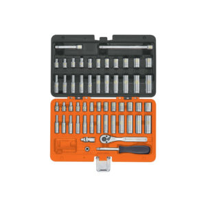 juego de 54 herramientas cuadro 1/4" std y mm para mecánico truper (102388)