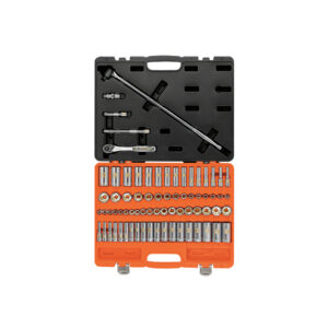 juego de 73 herramientas cuadro 3/8" std y mm para mecánico truper (102389)