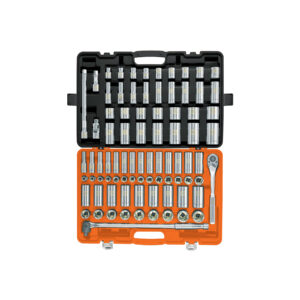 juego de 83 herramientas cuadro 1/2" std y mm para mecánico truper (102390)