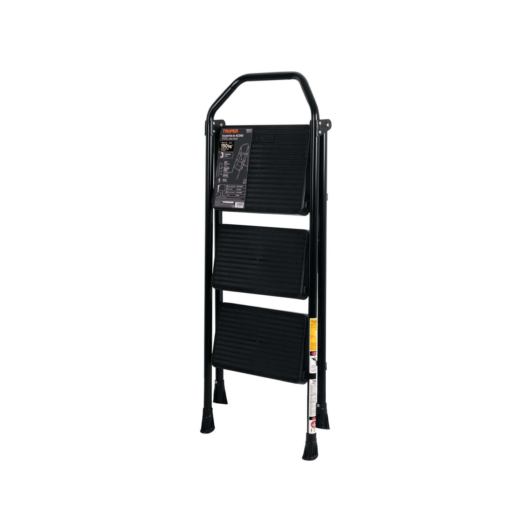 escalerilla tubular, plegable, 3 peldaños, truper (103143) escalerilla tubular, plegable, 3 peldaños, truper (103143)