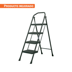 escalerilla tubular, plegable, 4 peldaños, truper (103144)