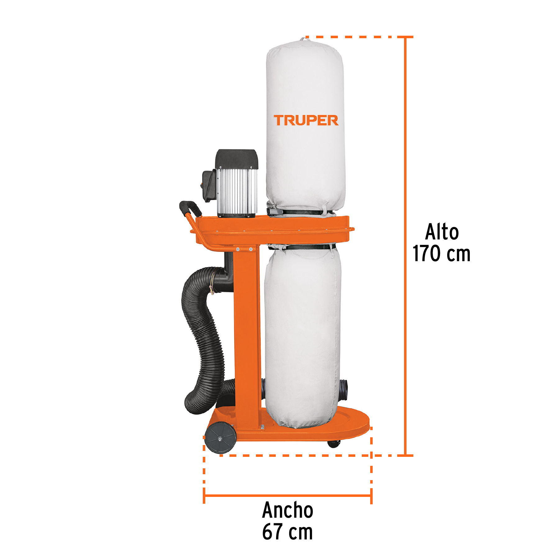 colector de polvo 1 hp, truper (103164) colector de polvo 1 hp, truper (103164)