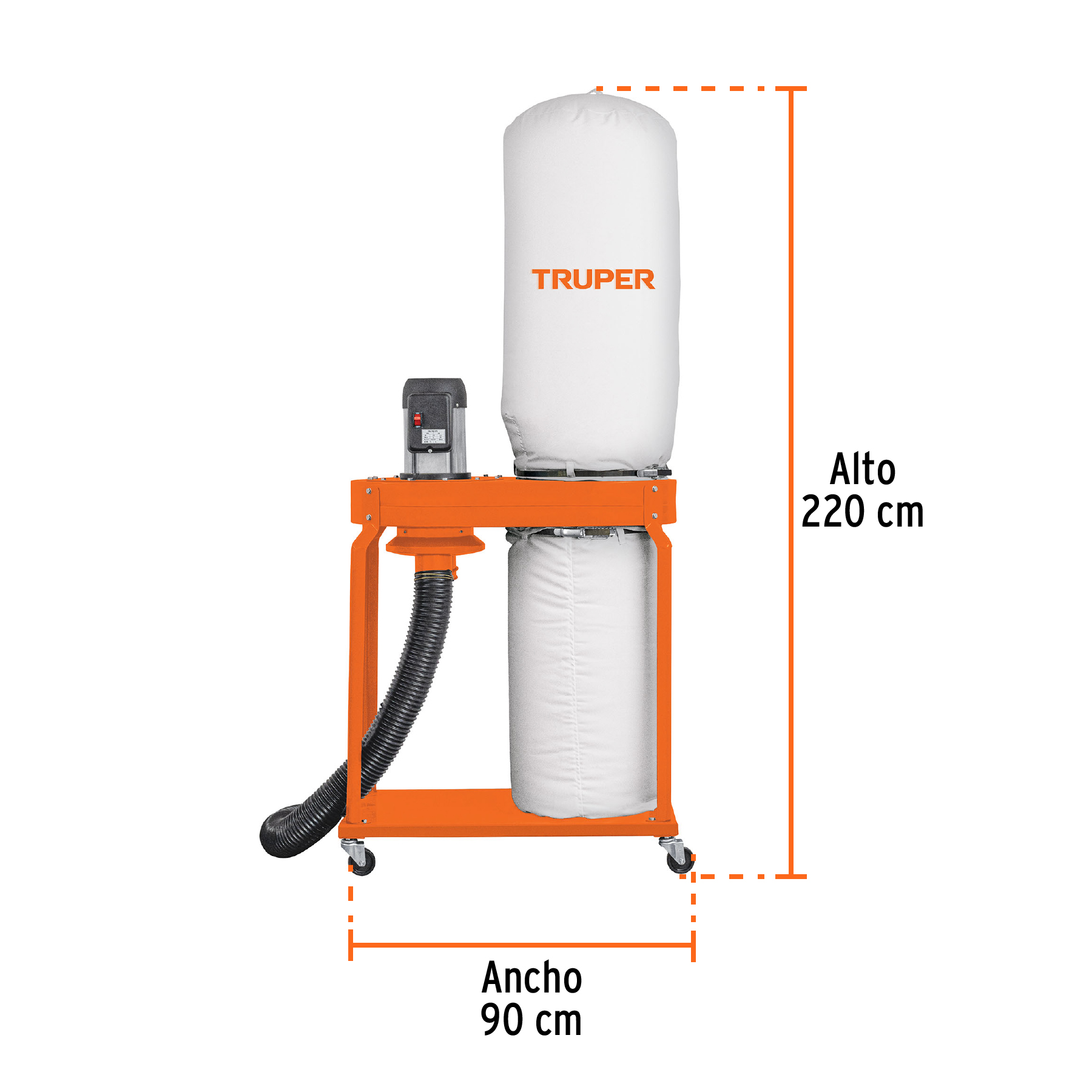 colector de polvo 2 hp, truper (103165) colector de polvo 2 hp, truper (103165)
