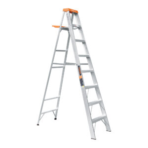 escalera de tijera tipo ii 7 peldaños y bandeja, truper (10337)
