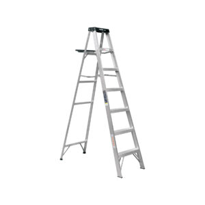 escalera de tijera tipo iii 6 escalones y bandeja, truper (10437)