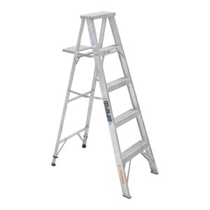 escalera de tijera 100% aluminio tipo lll 4 peldaños, truper (10438)
