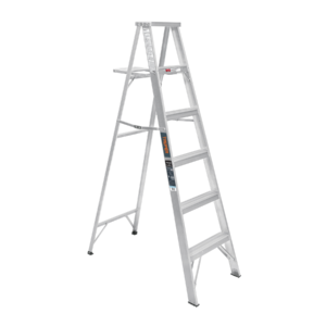 escalera de tijera 100% aluminio tipo lll 5 peldaños, truper (10439)