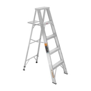 escalera de tijera 100% aluminio tipo ll 4 peldaños, truper (10445)