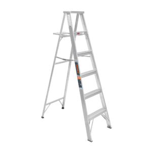 escalera de tijera 100% aluminio tipo ll 5 peldaños, truper (10450)
