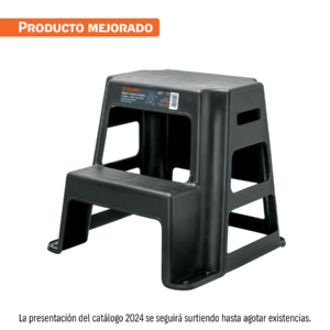 taburete de 2 peldaños, truper (10499)