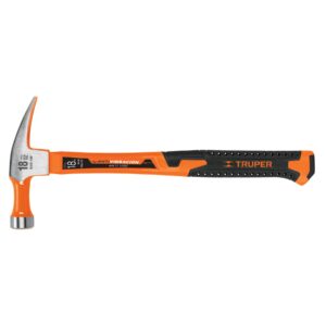 martillo 18 oz uña recta, mango fibra de vidrio, truper (10761)