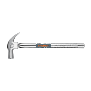 martillo cabeza cónica 27 mm uña curva, mango tubular,truper (10914)