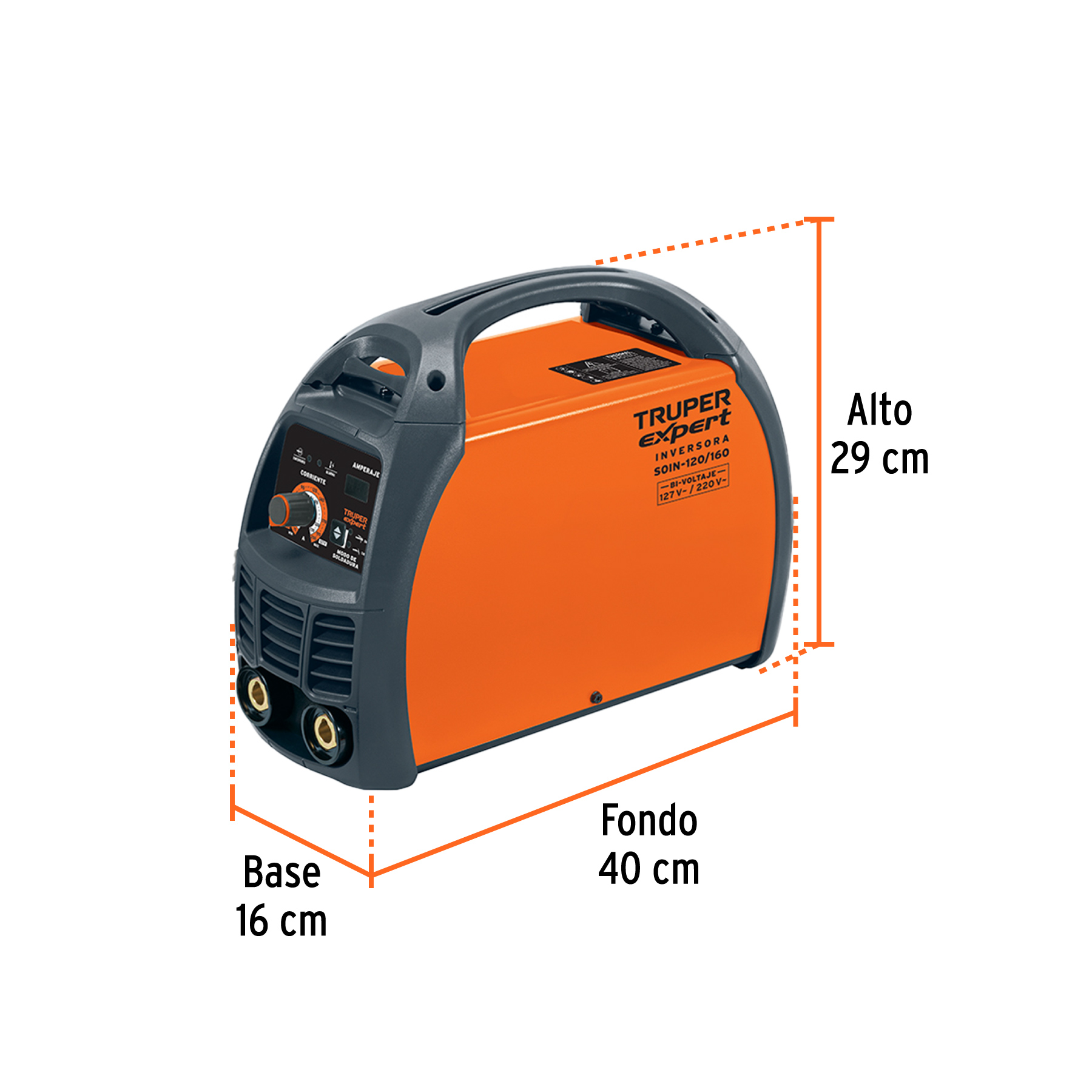 soldadora inversora 160a, bi voltaje 127/220v, truper expert (13695) soldadora inversora 160a, bi voltaje 127/220v, truper expert (13695)